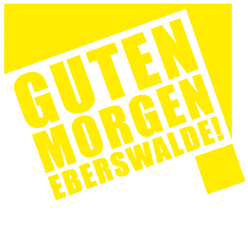 Aufland Verlag, Oderbruch, Aufland Verlag Oderbruch Guten Morgen Eberswalde Logo gelb
